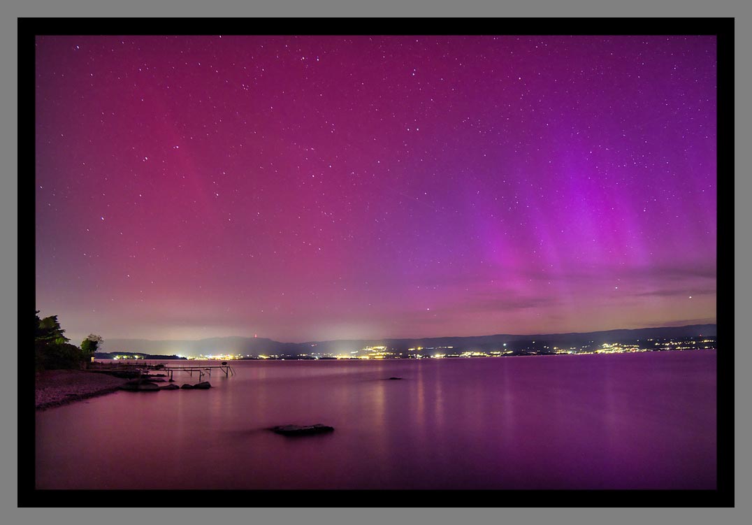 Les plus belles photos du lac Léman sous les aurores à Anthy par le photographe Christophe Bourreau