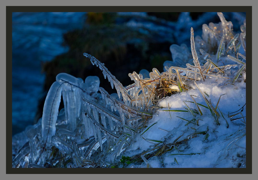 Sculpture de glace sur le Lac Léman gelé : les plus belles photos de glace du Lac Léman par Christophe Bourreau