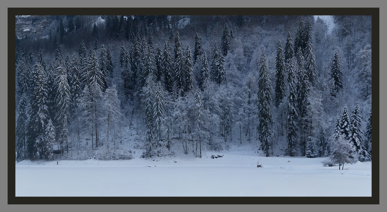 Lac de Montriond en hiver, les plus belles photos du photographes Christophe Bourreau