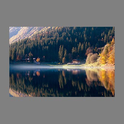 Photo lac de Montriond automne - Christophe Bourreau