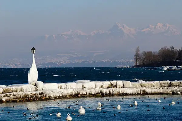 Lac Léman gelé