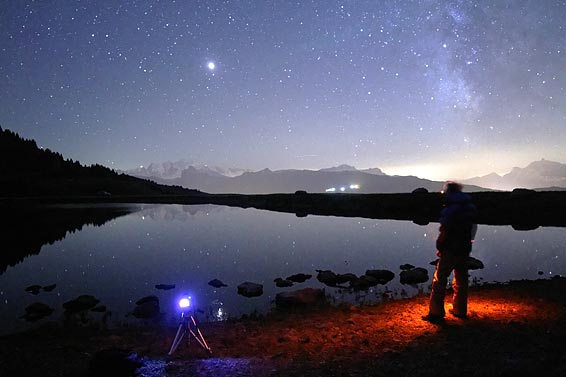 stage photo voie lactée nuit des étoiles en haute-savoie
