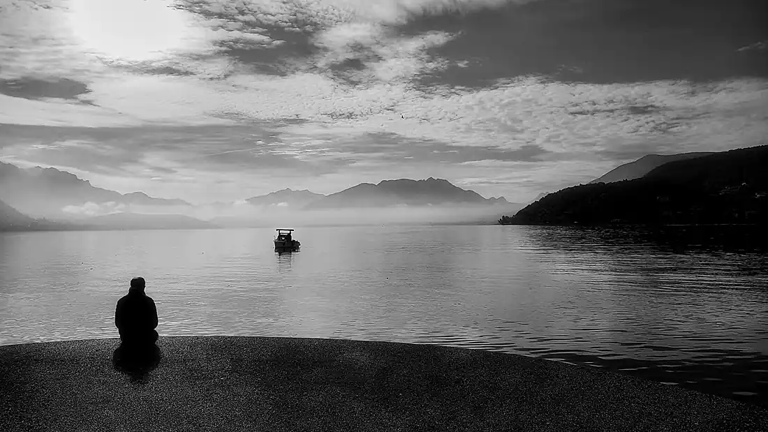 photo du rue à Annecy